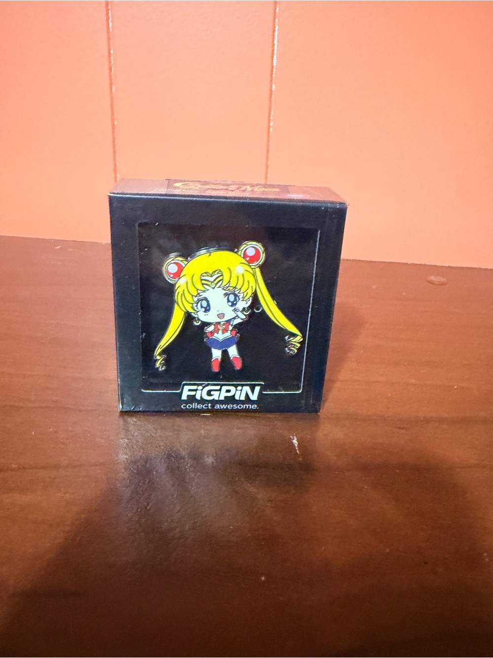 FiGPiN Sailor Moon Enamel Pin - Yellow Hair, Red & White Outfit